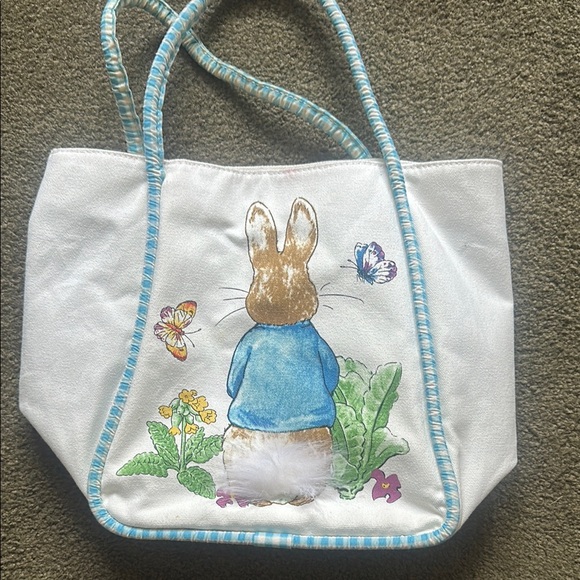 Peter Rabbit White and Blue Tote Bag - Picture 2 of 5